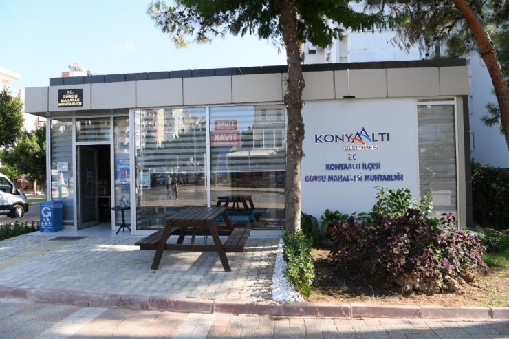 Konyaltı’na modern muhtarevleri