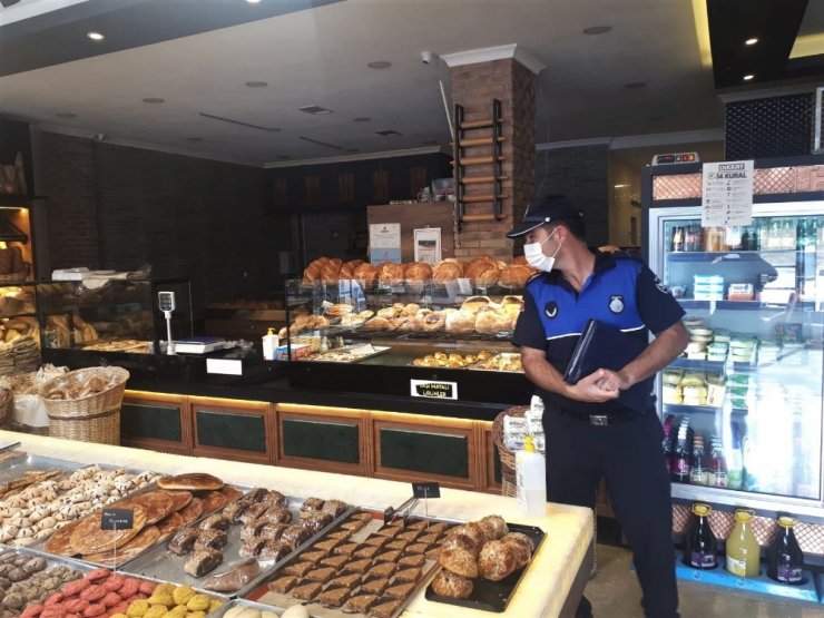 Zabıtadan korona denetimi