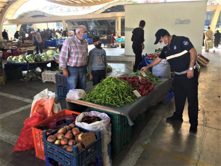 Zabıtadan korona denetimi