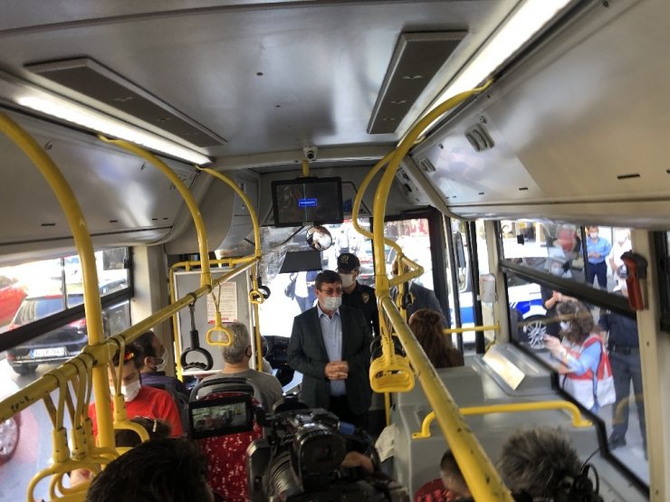 Şişli’de korona virüs denetiminde kaymakam ve genç kız arasında ilginç anlar