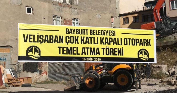Veli Şaban Mahallesi Otoparkı temel atma töreni gerçekleşti