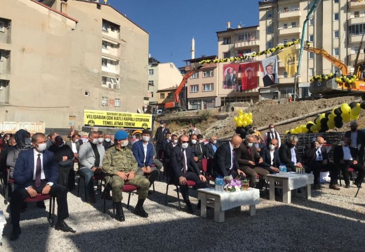 Veli Şaban Mahallesi Otoparkı temel atma töreni gerçekleşti