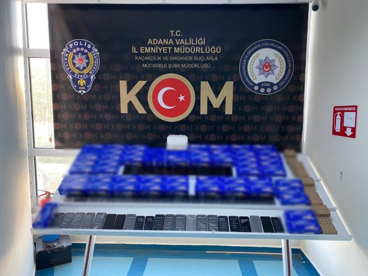Adana’da kaçakçılık operasyonu
