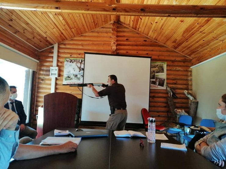 Av koruma memurları ve saha bekçileri eğitim programı düzenlendi