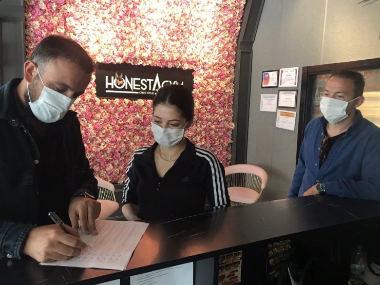 Düzce’de spor salonları denetlendi