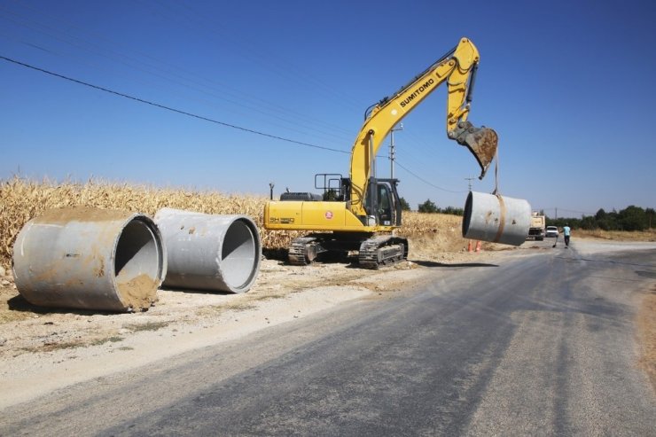 Karaman’da yağmursuyu ve kanalizasyon hatlarının yapımı tamamlandı