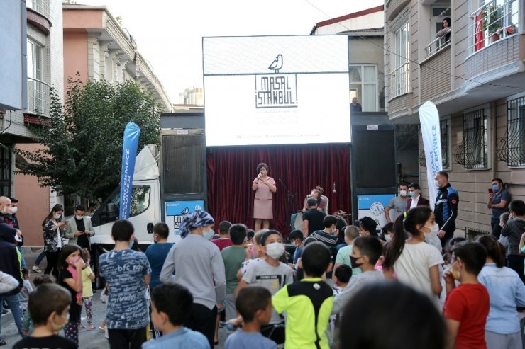 Küçükçekmece’deki festivalle ilk kez masalla tanıştılar