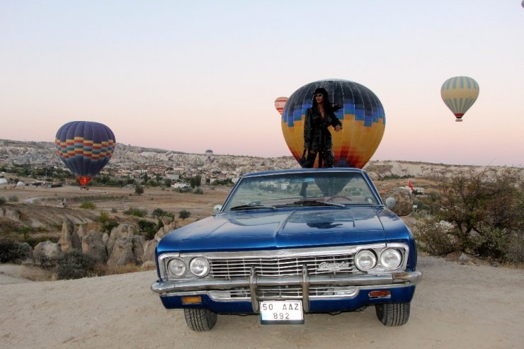 Kapadokya’da hem havada hem yerde görsel şölen