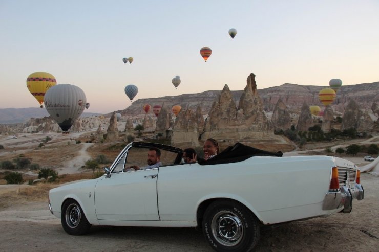 Kapadokya’da hem havada hem yerde görsel şölen