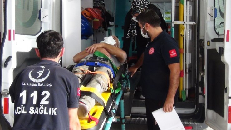 Kaynak yapan usta ölümden döndü