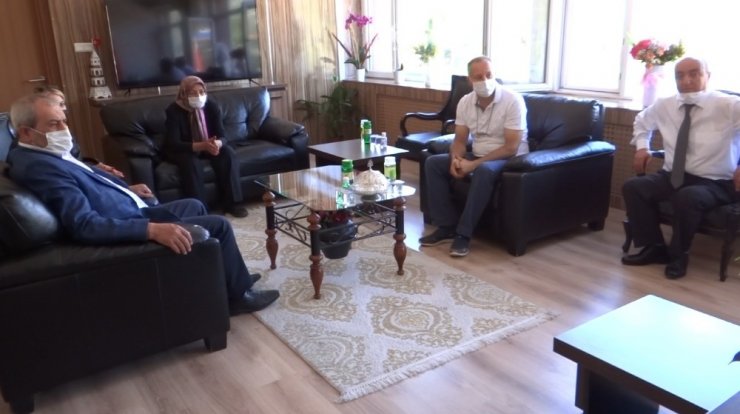 Esnaftan kaymakama ’hoş geldin’ ziyareti