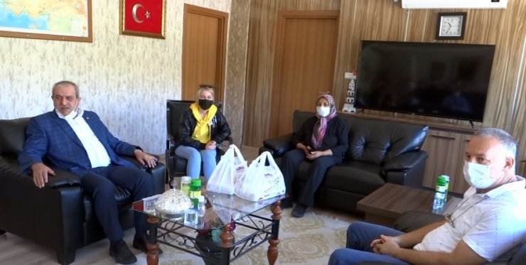 Esnaftan kaymakama ’hoş geldin’ ziyareti