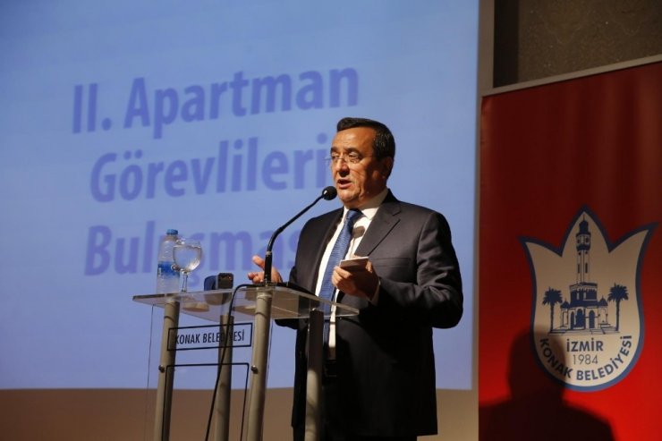 Apartman görevlileri sorunları anlattı, Başkan Batur çözüm üretti