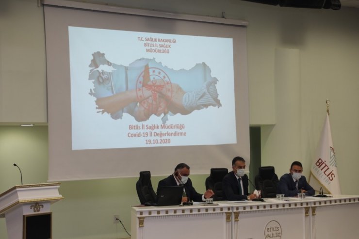 Bitlis’te ‘İl Hıfzıssıhha Kurulu Toplantısı’ yapıldı