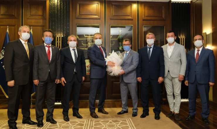 Başkan Aktaş, demokrasinin uç beylerini ağırladı