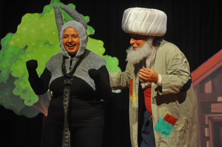 Eyüpsultanlı çocuklar Nasrettin Hoca oyunuyla eğlendi