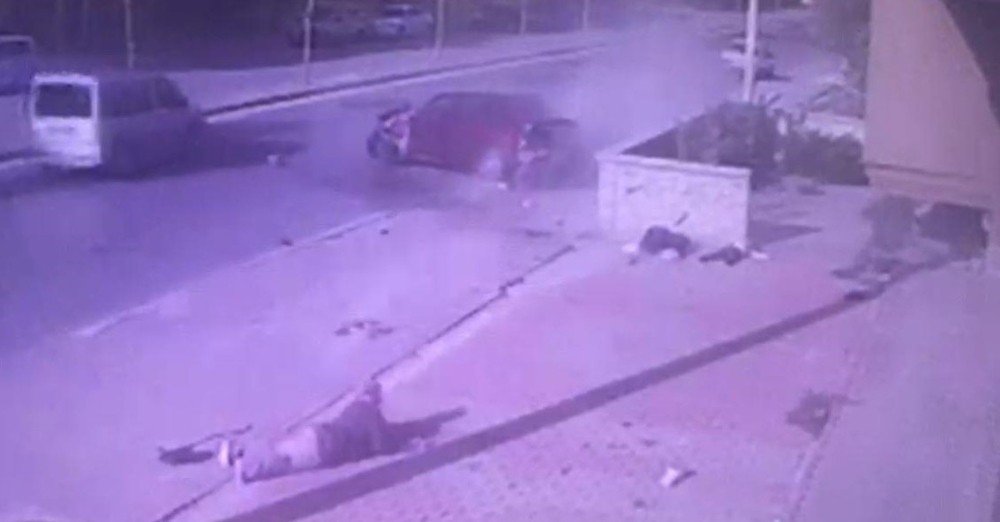 Konya'da baba ve oğlunun öldüğü annenin yaralandığı dehşet kaza anları saniye saniye kaydedildi