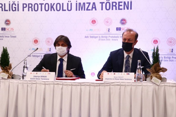 Adalet Bakanlığı ile PTT arasında "Adli Tebligat İşbirliği Protokolü" imzalandı