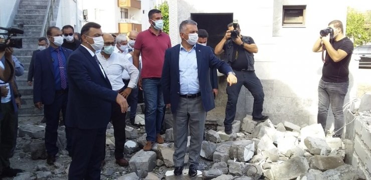 Vali Ersin Yazıcı afet bölgesini inceledi: “Hasarımız büyük”