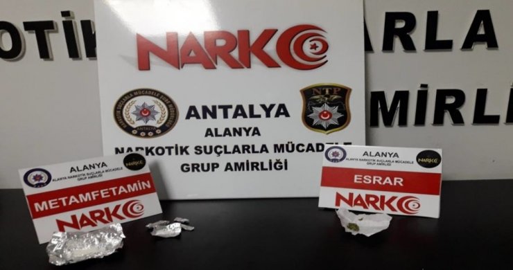 Alanya’da uyuşturucu operasyonu: 4 gözaltı