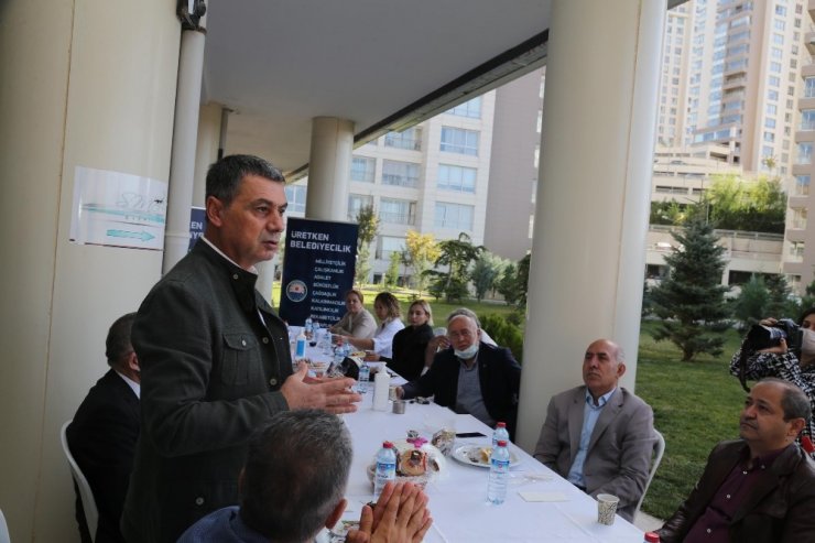 Başkan Şimşek, İncek TOKİ sakinleri ile buluştu