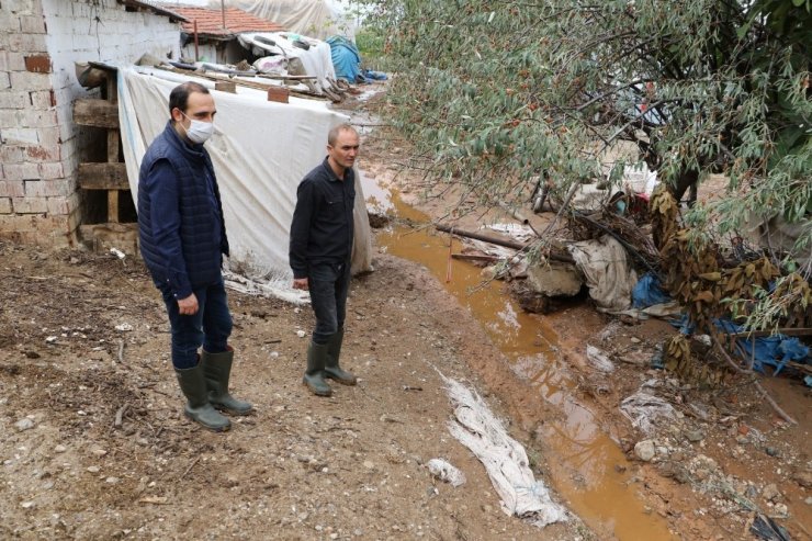 MASKİ’den yağıştan etkilenen bölgelerde inceleme
