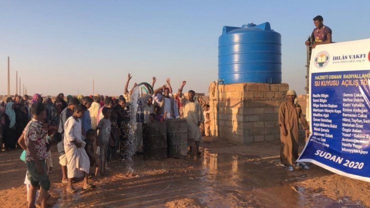 İhlas Vakfı’ndan Sudanlılara can suyu