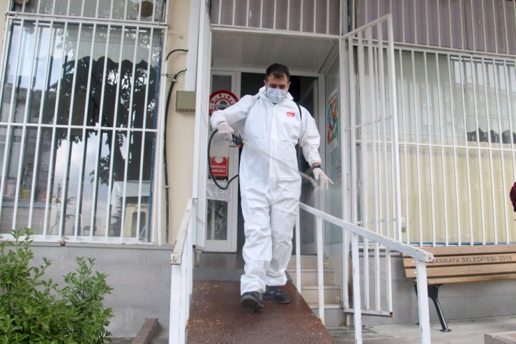 Çankaya’da korona virüsle mücadele devam ediyor