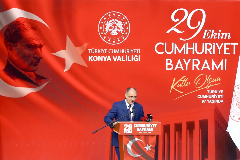 Konya'da Cumhuriyet Bayramı'nın 97'nci yıl dönümü kutlandı