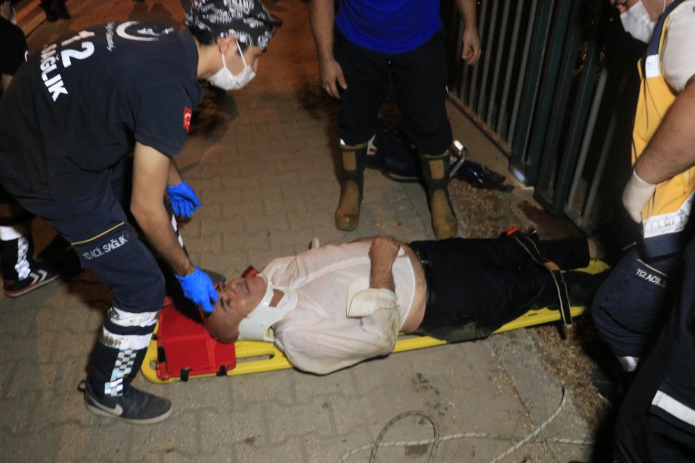 Sulama kanalında akıntıya kapıldı! İtfaiye yetişti