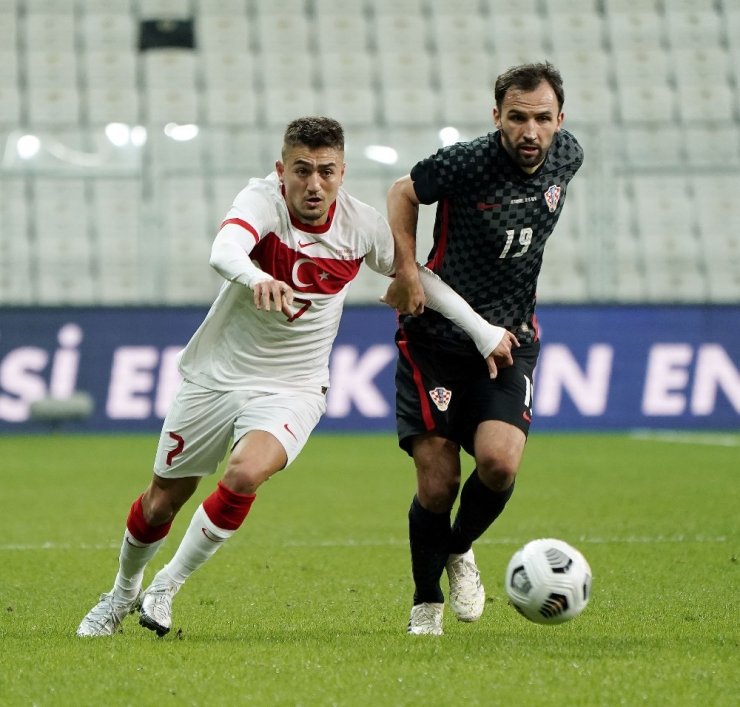 Hazırlık maçı: Türkiye: 2 - Hırvatistan: 1 (İlk yarı)