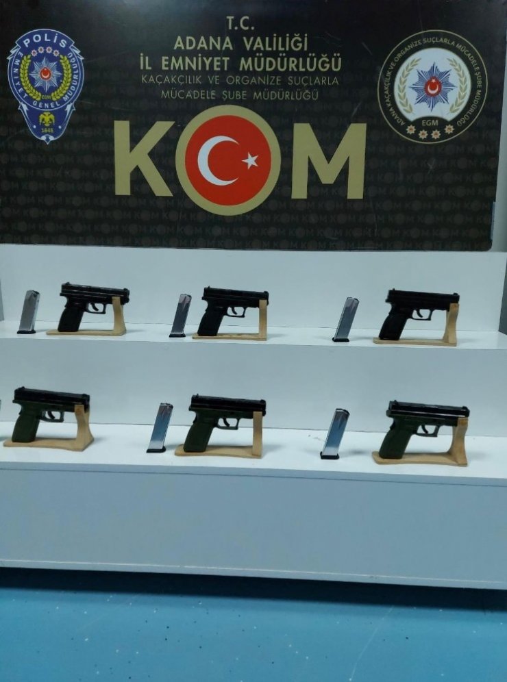 Adana’da 2 silah kaçakçısı yakalandı