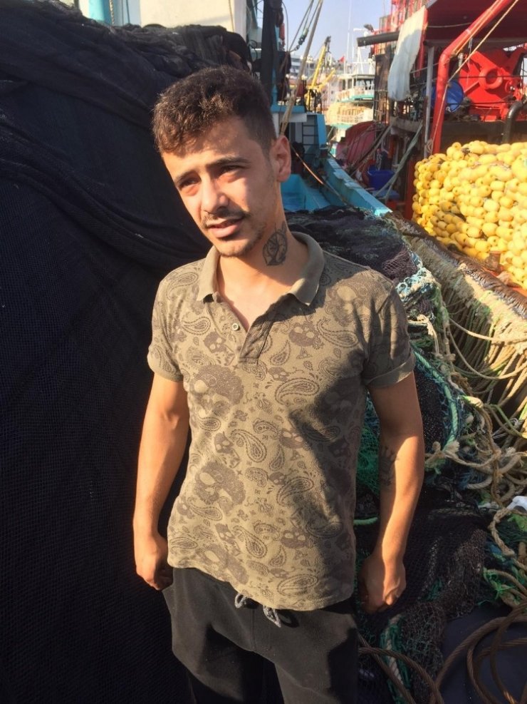 Teknenin battığını gören balıkçı konuştu