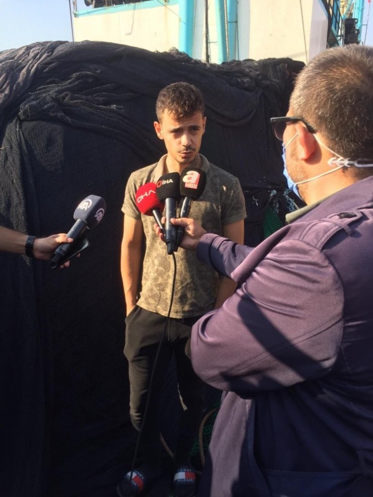 Teknenin battığını gören balıkçı konuştu