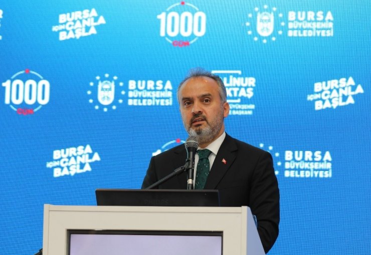 Alinur Aktaş, Bursa’nın canla başla geçen 1000 gününü paylaştı