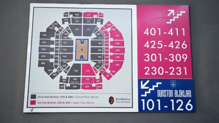 ’Dunston Blokları’ artık Sinan Erdem Spor Salonu’nda