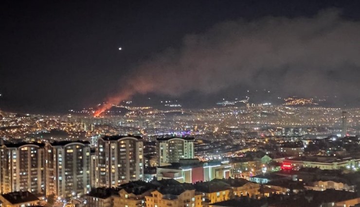 Ankara’da orman ürünleri deposunda büyük yangın