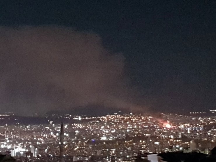 Ankara’da orman ürünleri deposunda büyük yangın