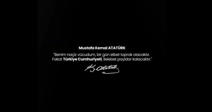 Antalyaspor’dan videolu ’10 Kasım Atatürk’ü Anma Günü’ paylaşımı