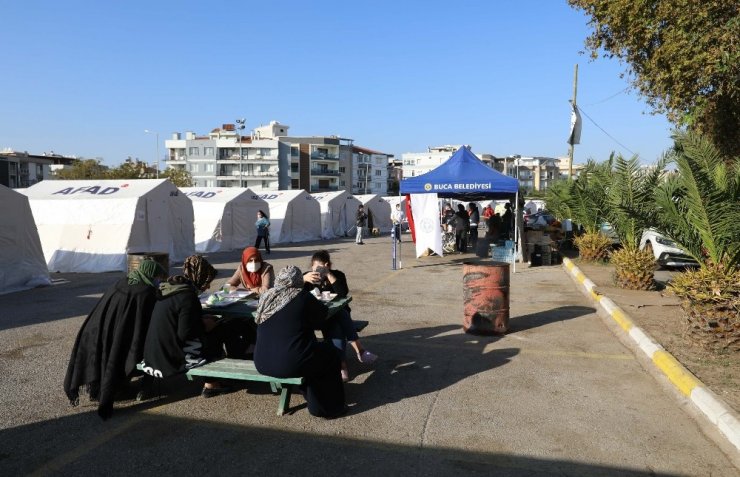 Çadır kentte korona virüsüne karşı hijyen önlemleri