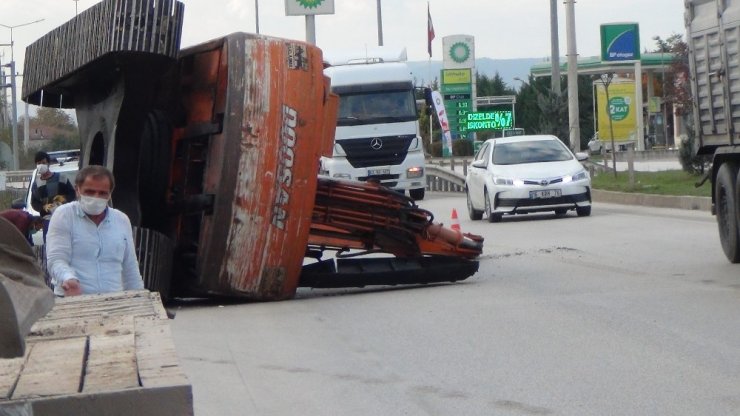 Bursa Ankara yolunda facianın eşiğinden dönüldü