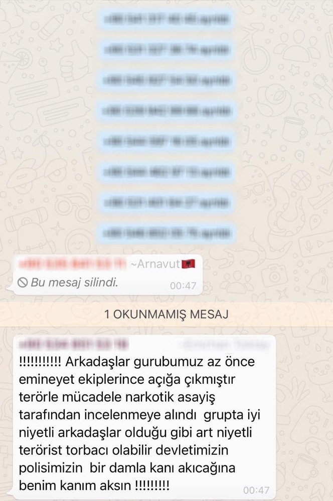 WhatsApp grubu kurarak uygulama noktalarını ifşa eden grup üyeleri hakkında soruşturma açıldı