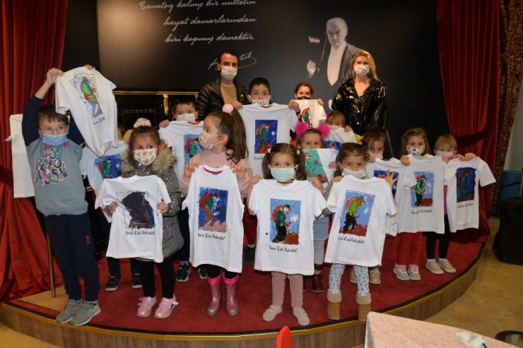 Bilecik’te çocukları Ata’yı böyle andı