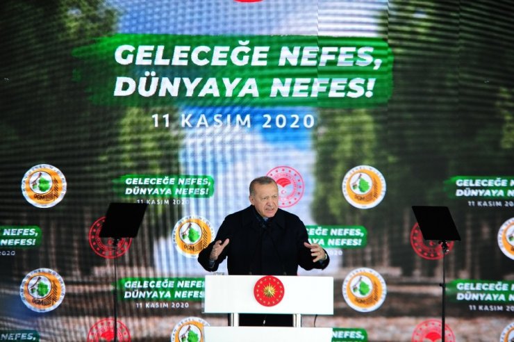 Cumhurbaşkanı Erdoğan: “Sahte çevrecilere aldırmadan çalışmalara devam ediyoruz”