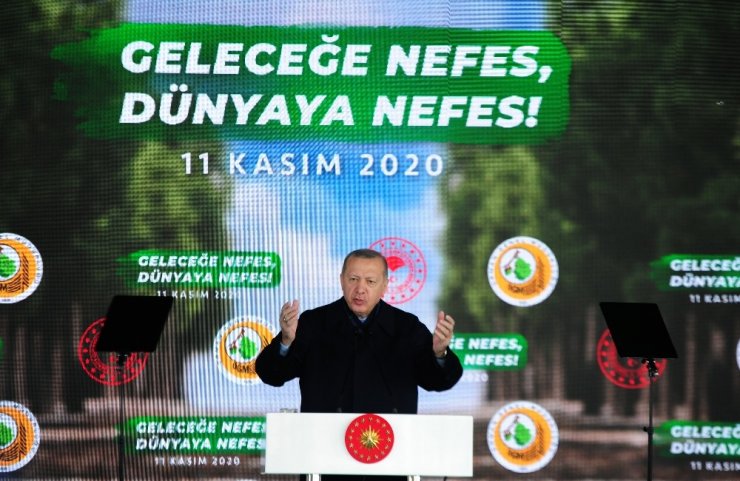 Cumhurbaşkanı Erdoğan: “Sahte çevrecilere aldırmadan çalışmalara devam ediyoruz”