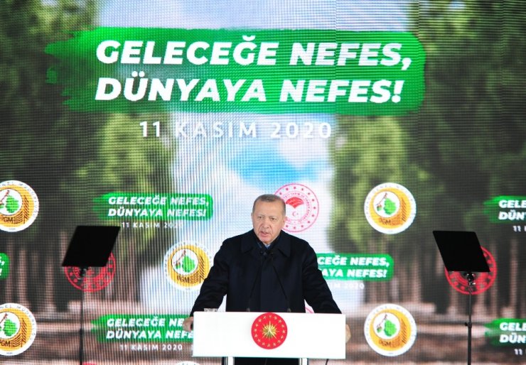 Cumhurbaşkanı Erdoğan: “Sahte çevrecilere aldırmadan çalışmalara devam ediyoruz”