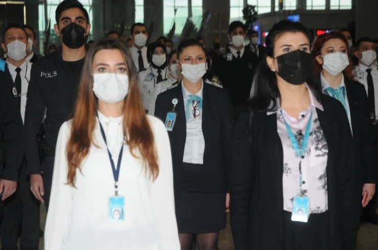 İstanbul Havalimanı’nda 10 Kasım anma töreni