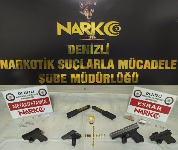 Denizli’de PÖH destekli narkotik operasyonu: 33 gözaltı