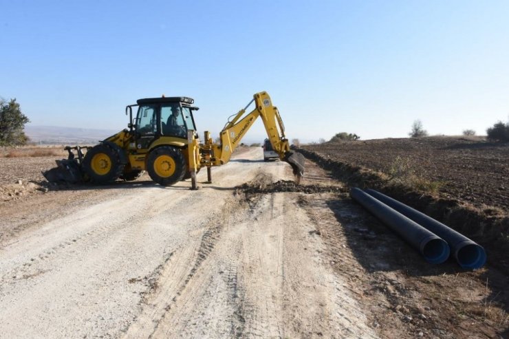 İnönü Yukarı Ilıca 2’nci etabında yol yapım çalışmaları başladı