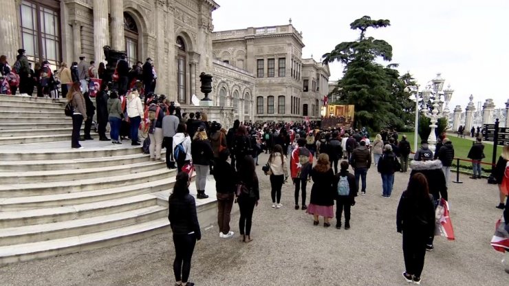 Gazi Mustafa Kemal Atatürk, vefatının 82’nci yıl dönümünde Dolmabahçe Sarayı’nda anıldı